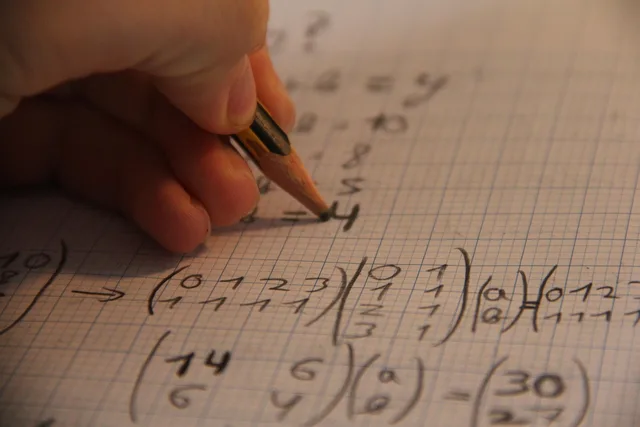 mathematics, writing, hand, notebook, pencil, math, solving, solution, equation, studying, closeup, math, math, math, math, math. Working days per month formula: test vectors and checks for your code
