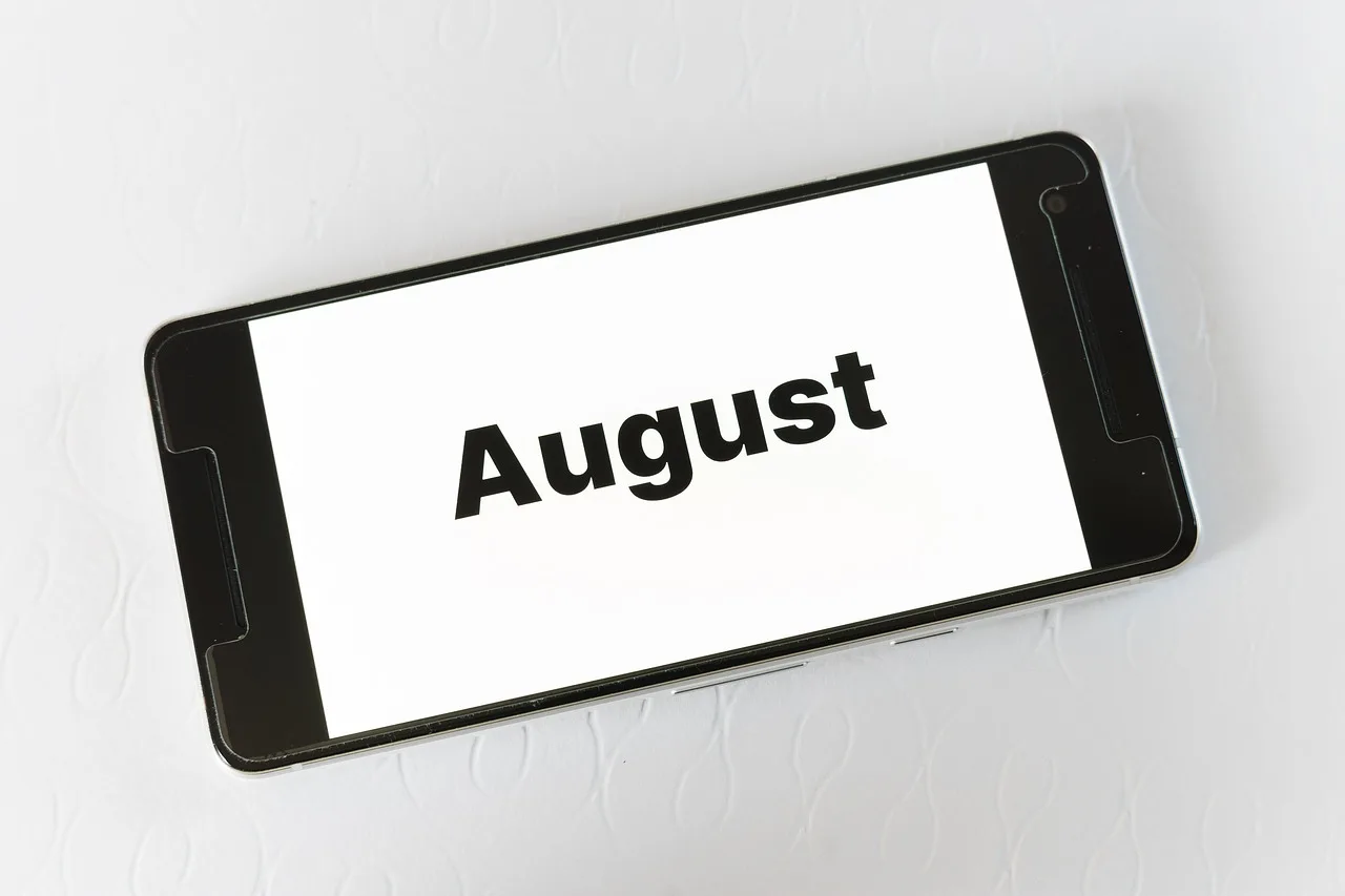 mockup, screen, smartphone, website, blog, word, august, month, year, time, calendar, meeting, date, appointment calendar, week, time management, event, memory. Two ways to total working days in a year using Excel formulas
