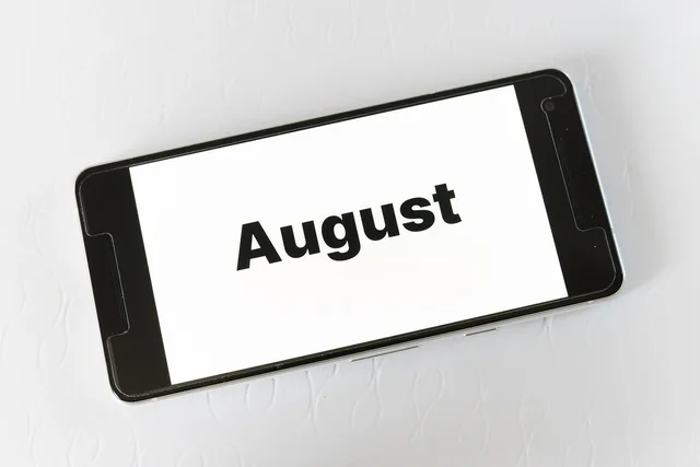 mockup, screen, smartphone, website, blog, word, august, month, year, time, calendar, meeting, date, appointment calendar, week, time management, event, memory. Two ways to total working days in a year using Excel formulas
